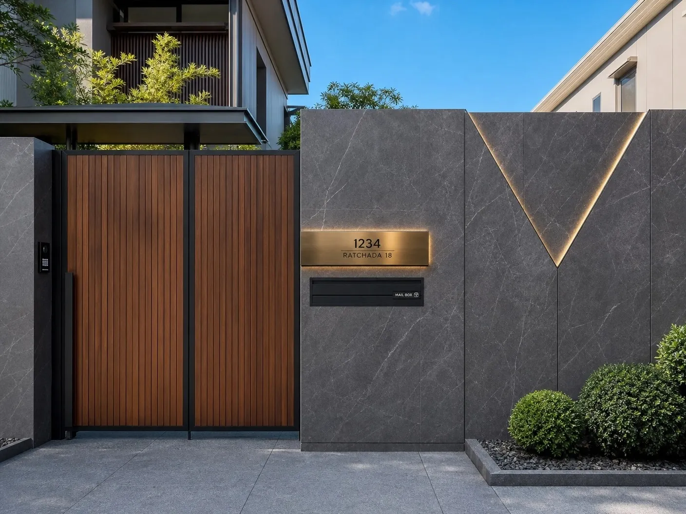 M Art Wall（意匠塀）